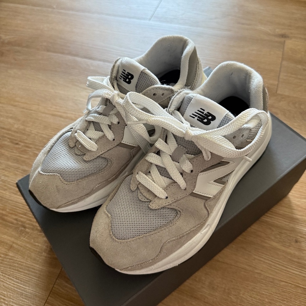 New Balance Gray and White Women's Sneakers